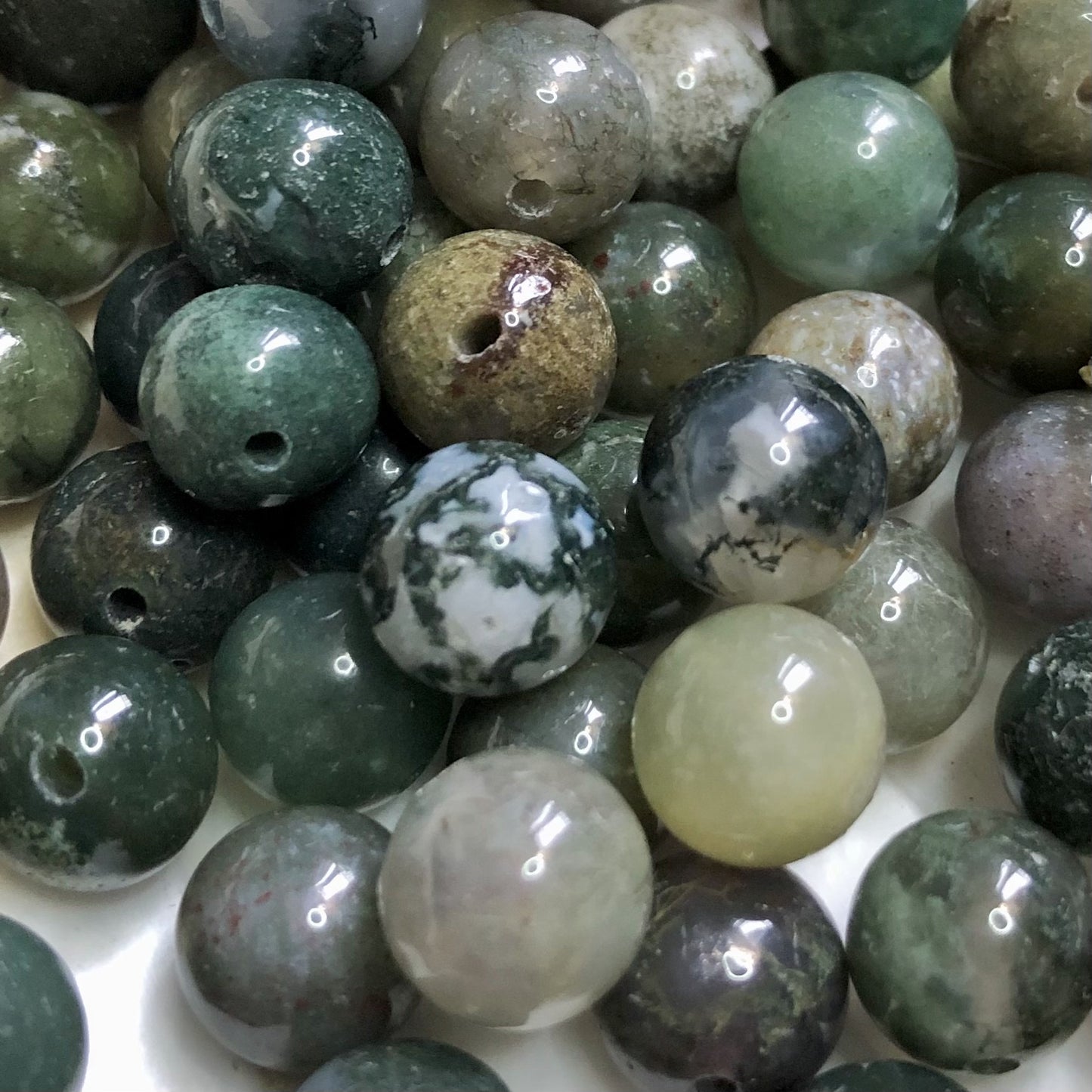 Bracelet Agate Mousse