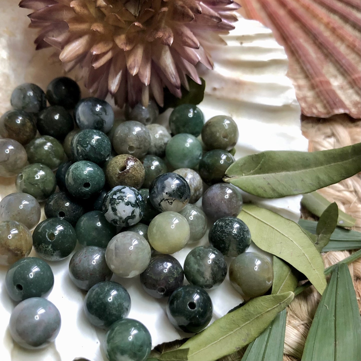 Bracelet Agate Mousse