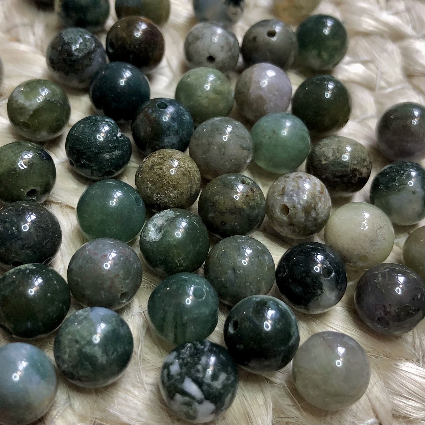 Bracelet Agate Mousse
