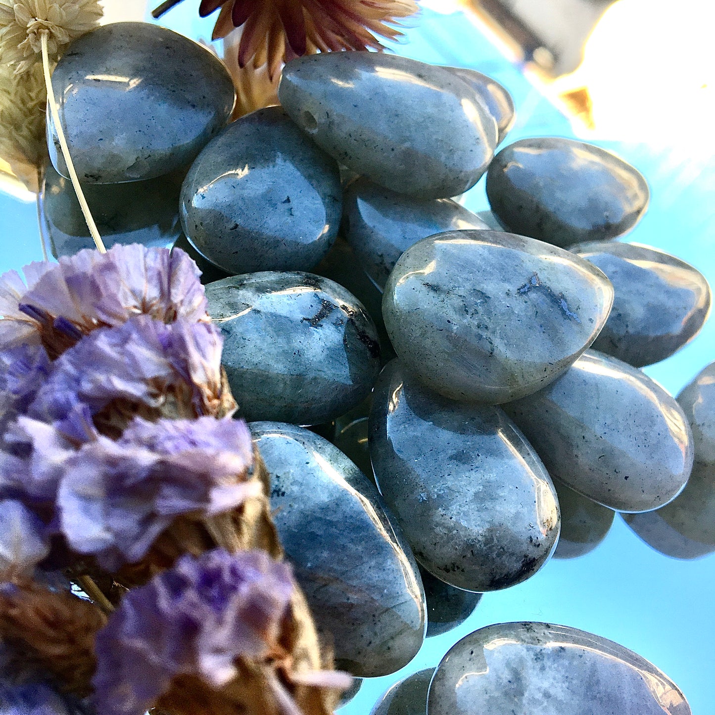 Pierre roulée de Labradorite
