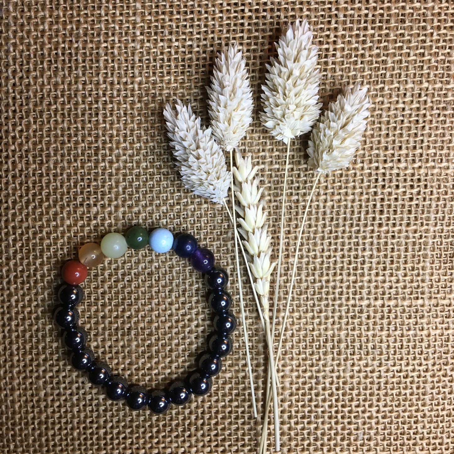 Bracelet 7 Chakras & Hématite