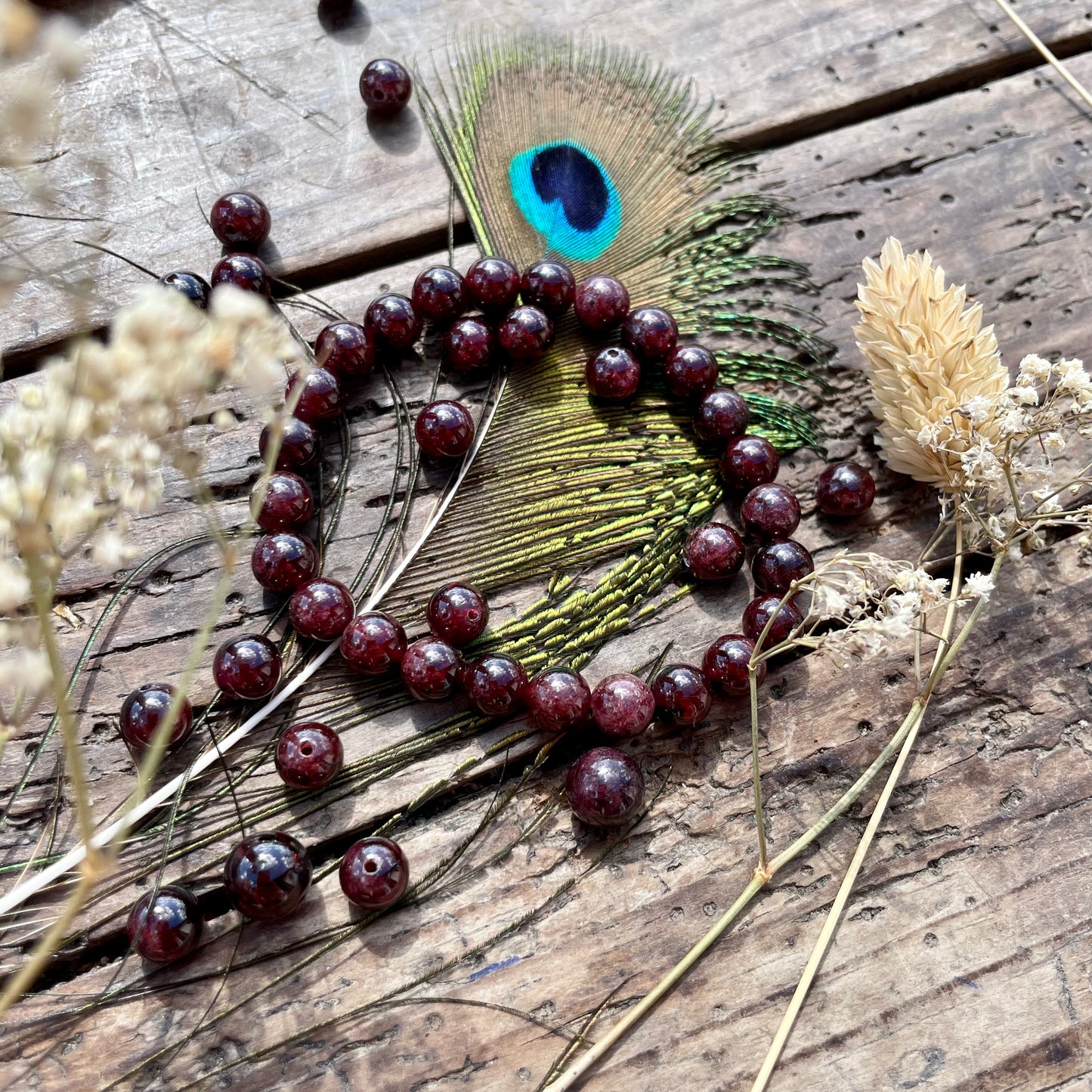Bracelet grenat
