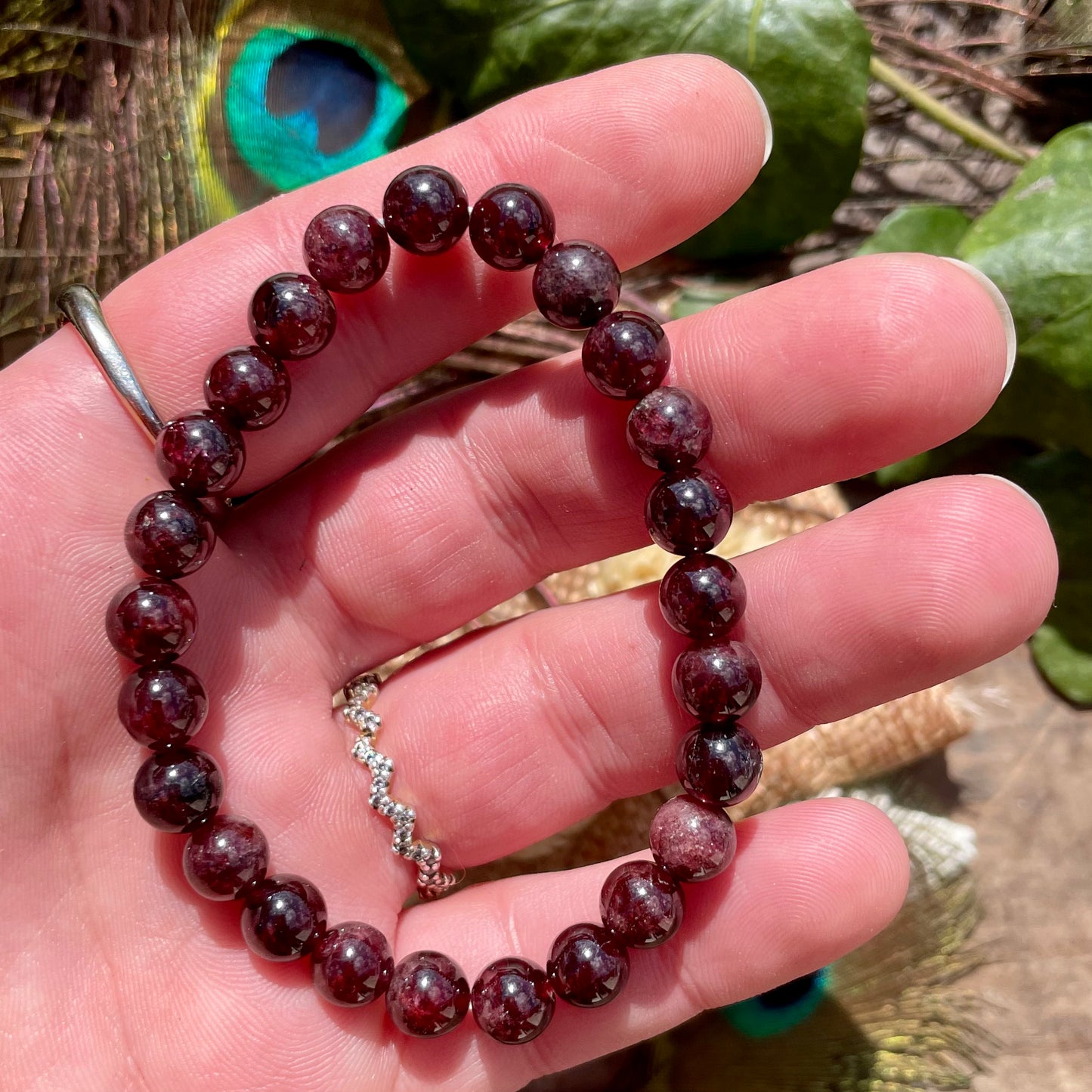Bracelet grenat