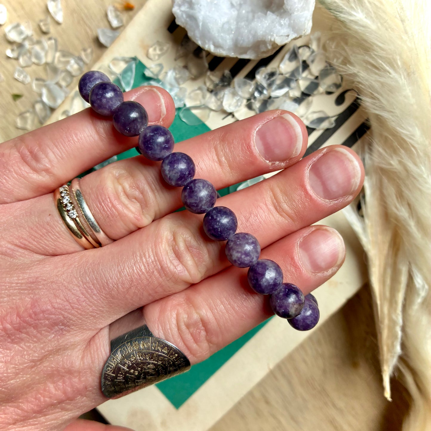 Bracelet Lépidolite