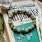 Labradorite et Jaspe Dalmatien