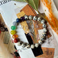 Bracelet 7 Chakras & Jaspe Dalmatien