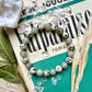Labradorite et Jaspe Dalmatien