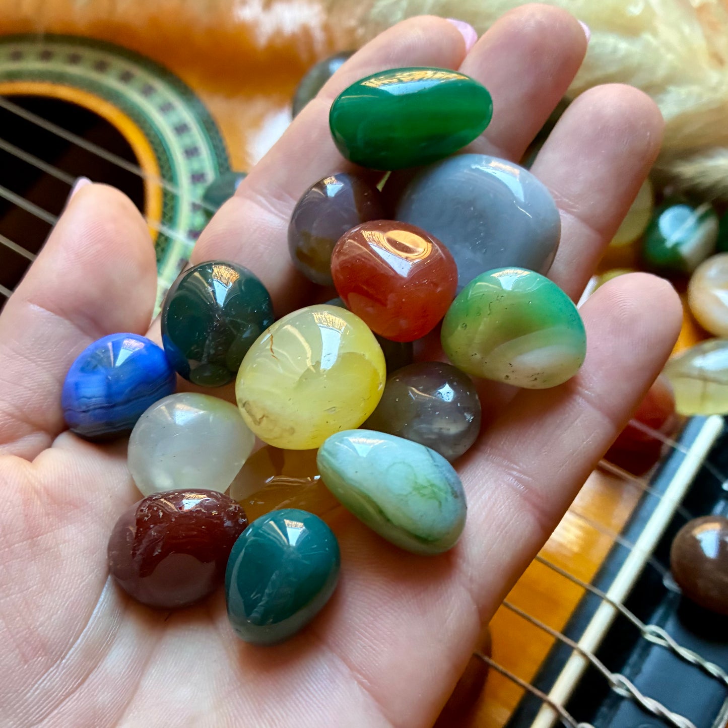 Pierre roulée Agate Indienne