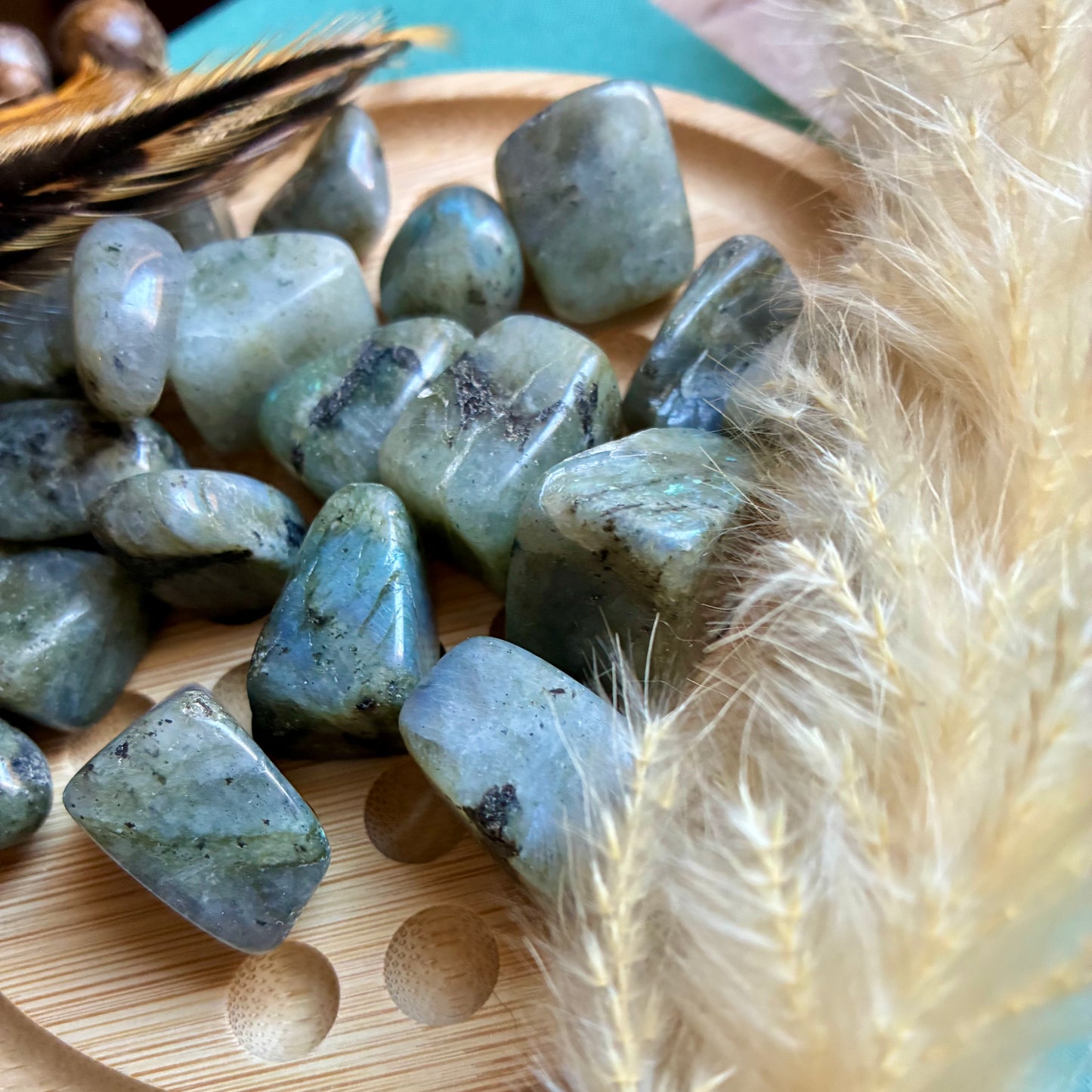 Pierre roulée de Labradorite