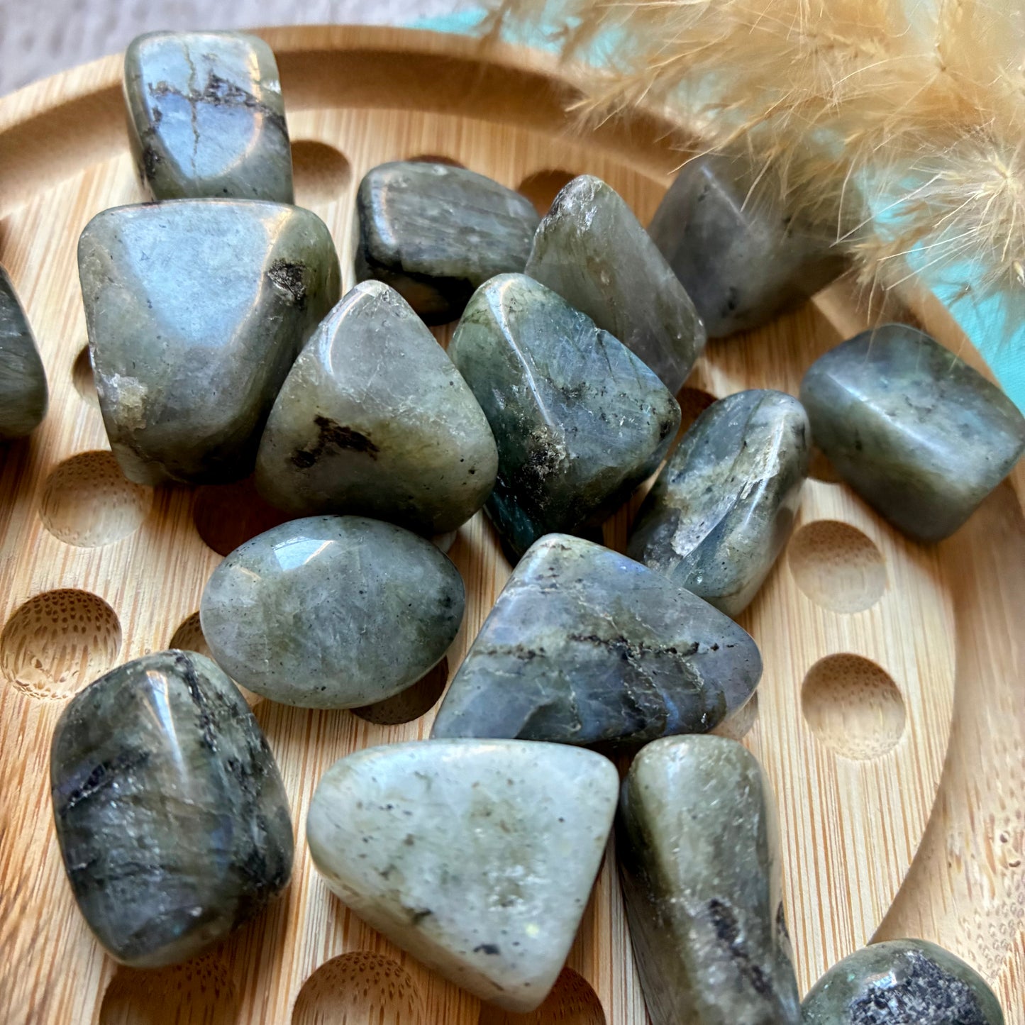 Pierre roulée de Labradorite