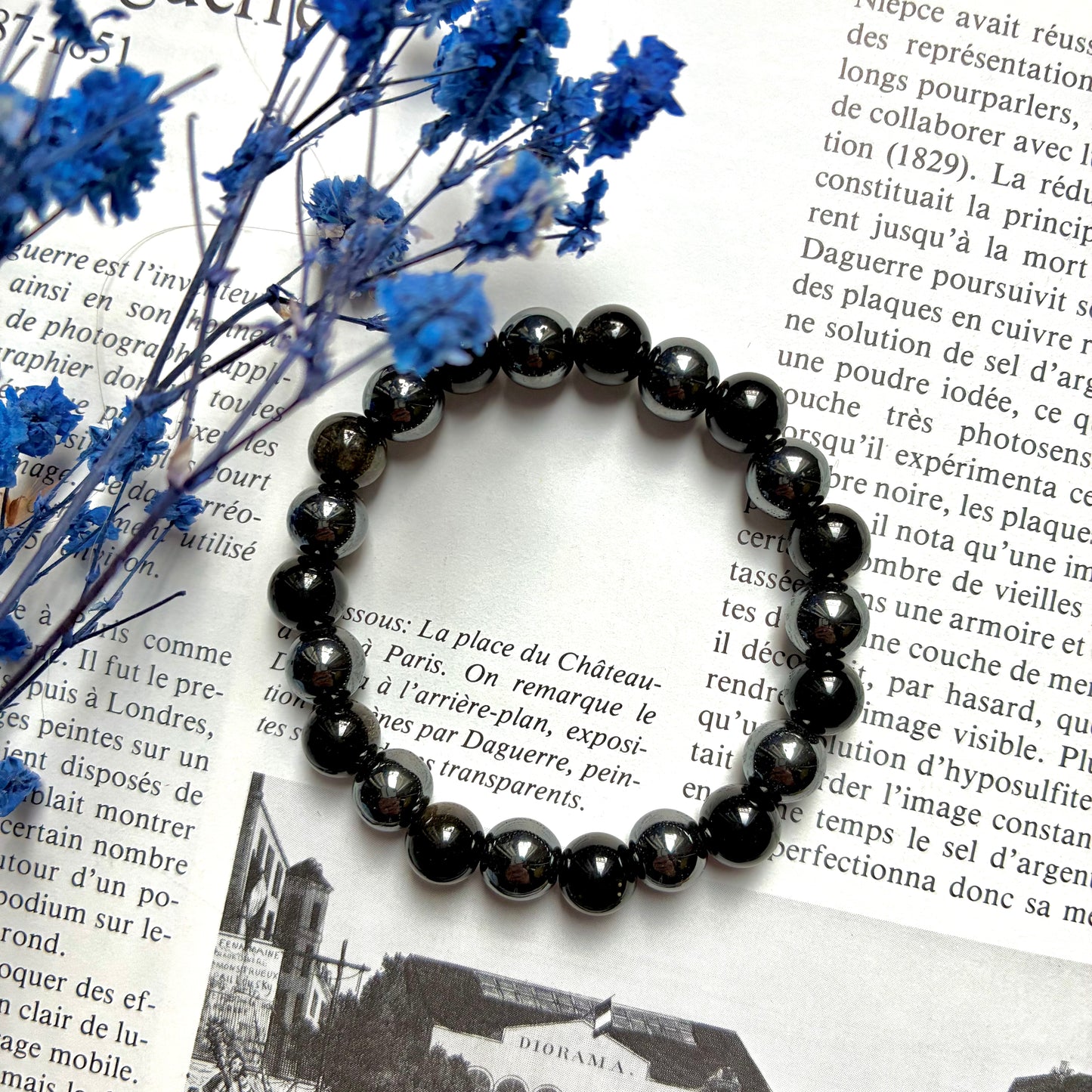 Hématite et Obsidienne dorée " protection "