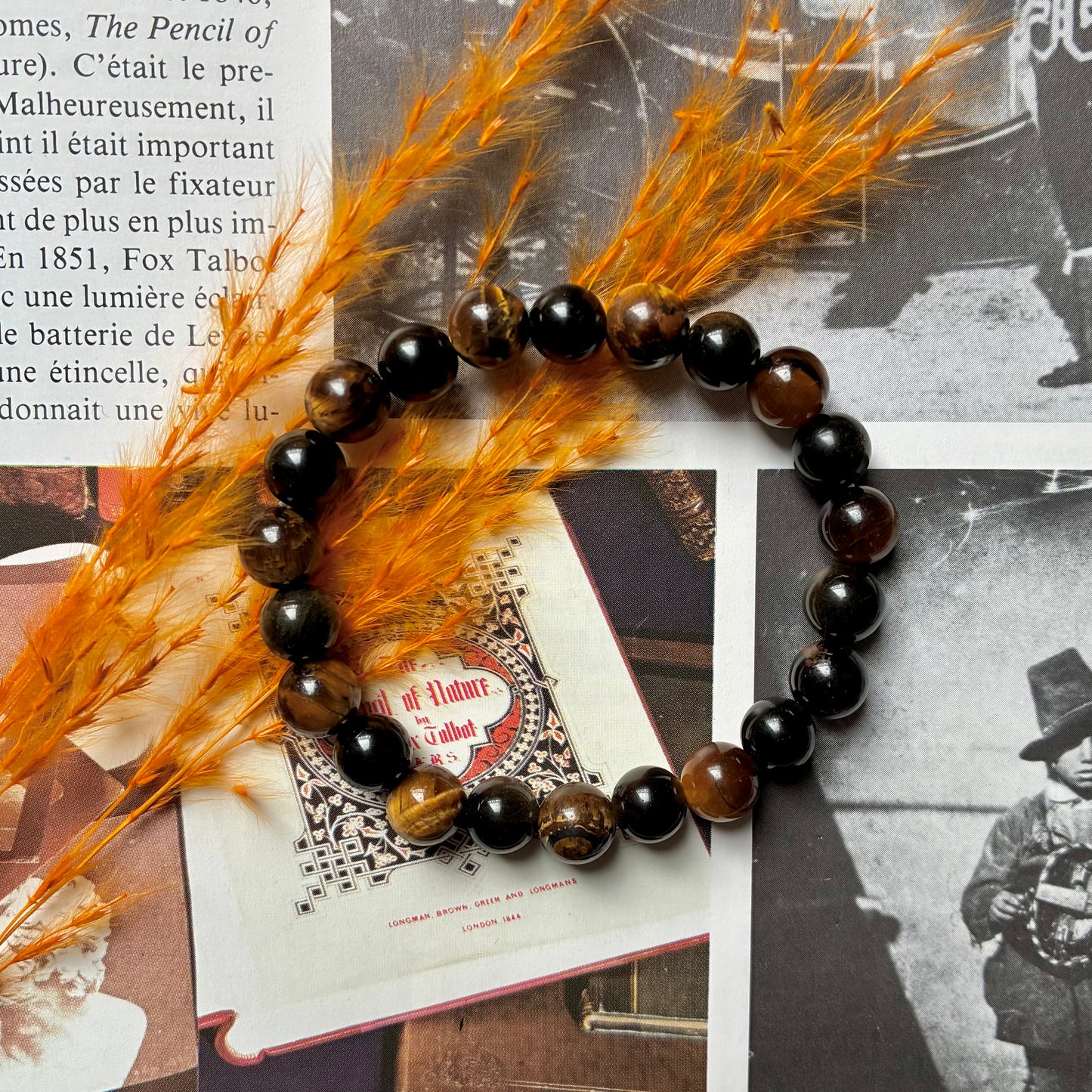Oeil de tigre et Obsidienne dorée "protection"