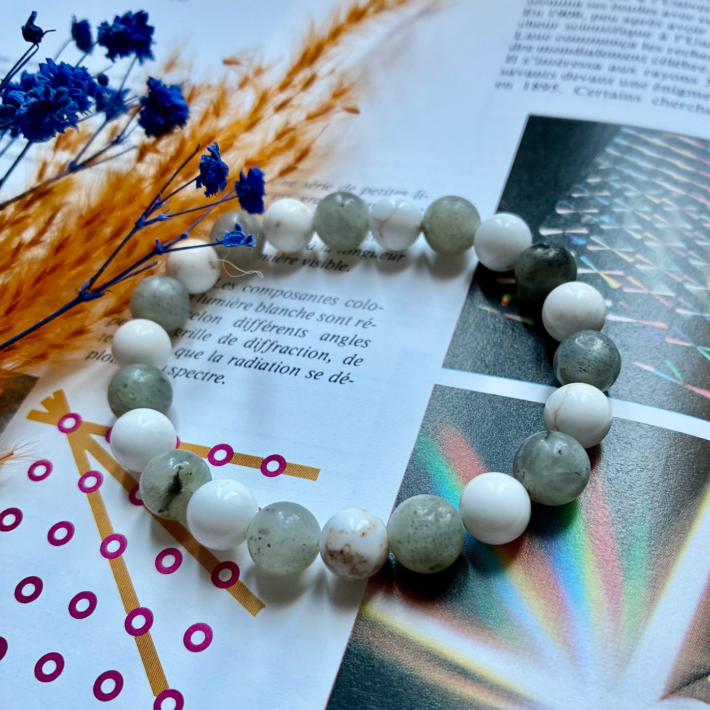 Magnésite et Labradorite "Protection "