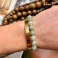 Bracelet labradorite grise