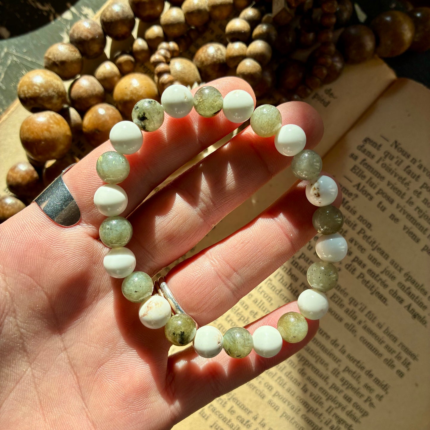 Magnésite et Labradorite "Protection "