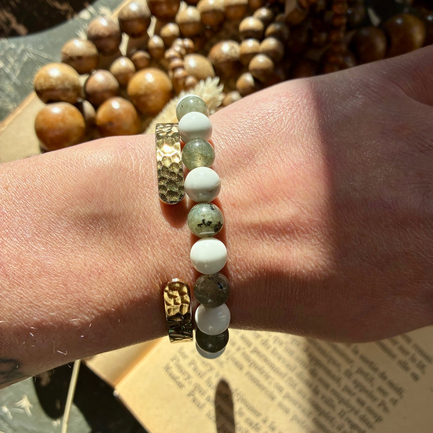 Magnésite et Labradorite "Protection "