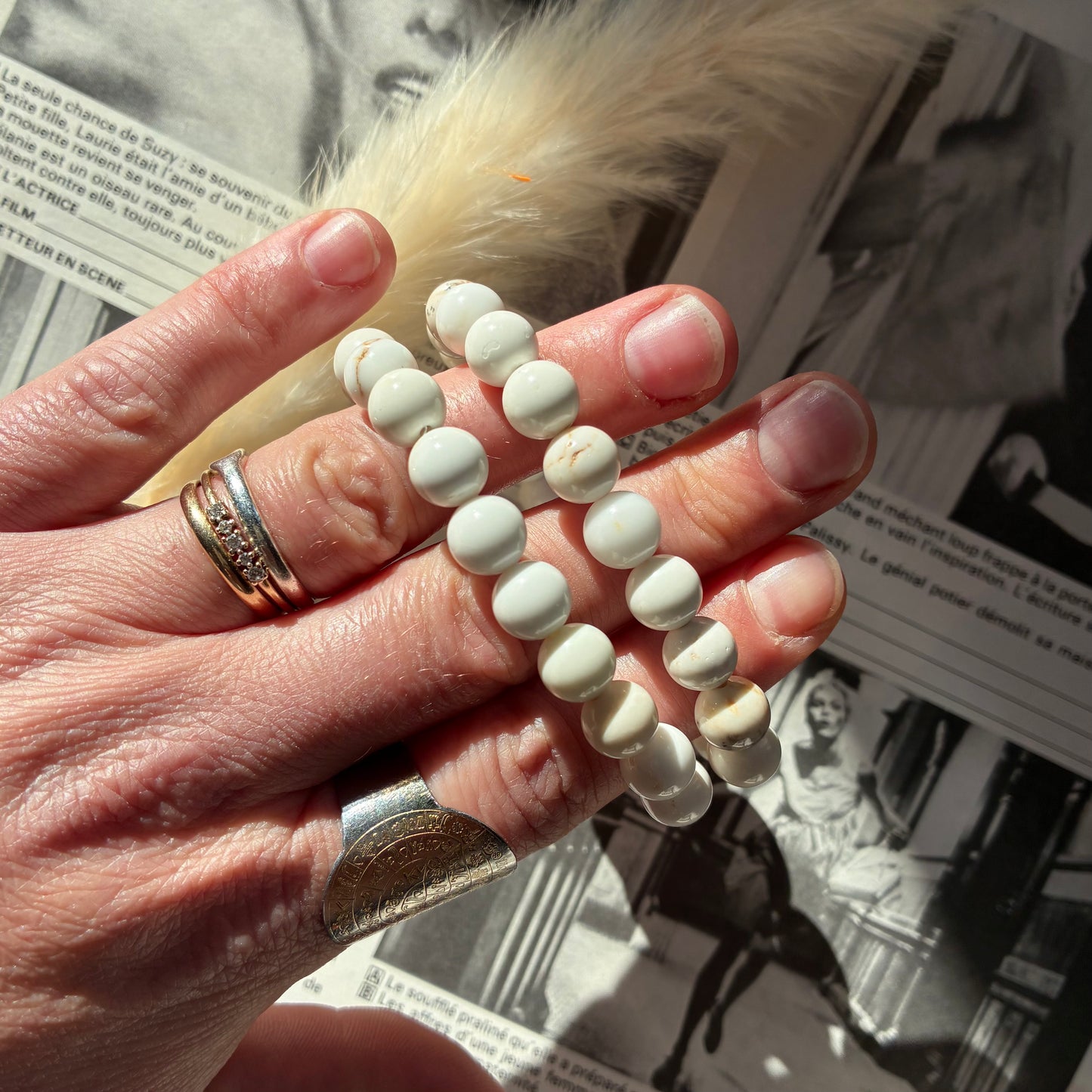 Bracelet Magnésite