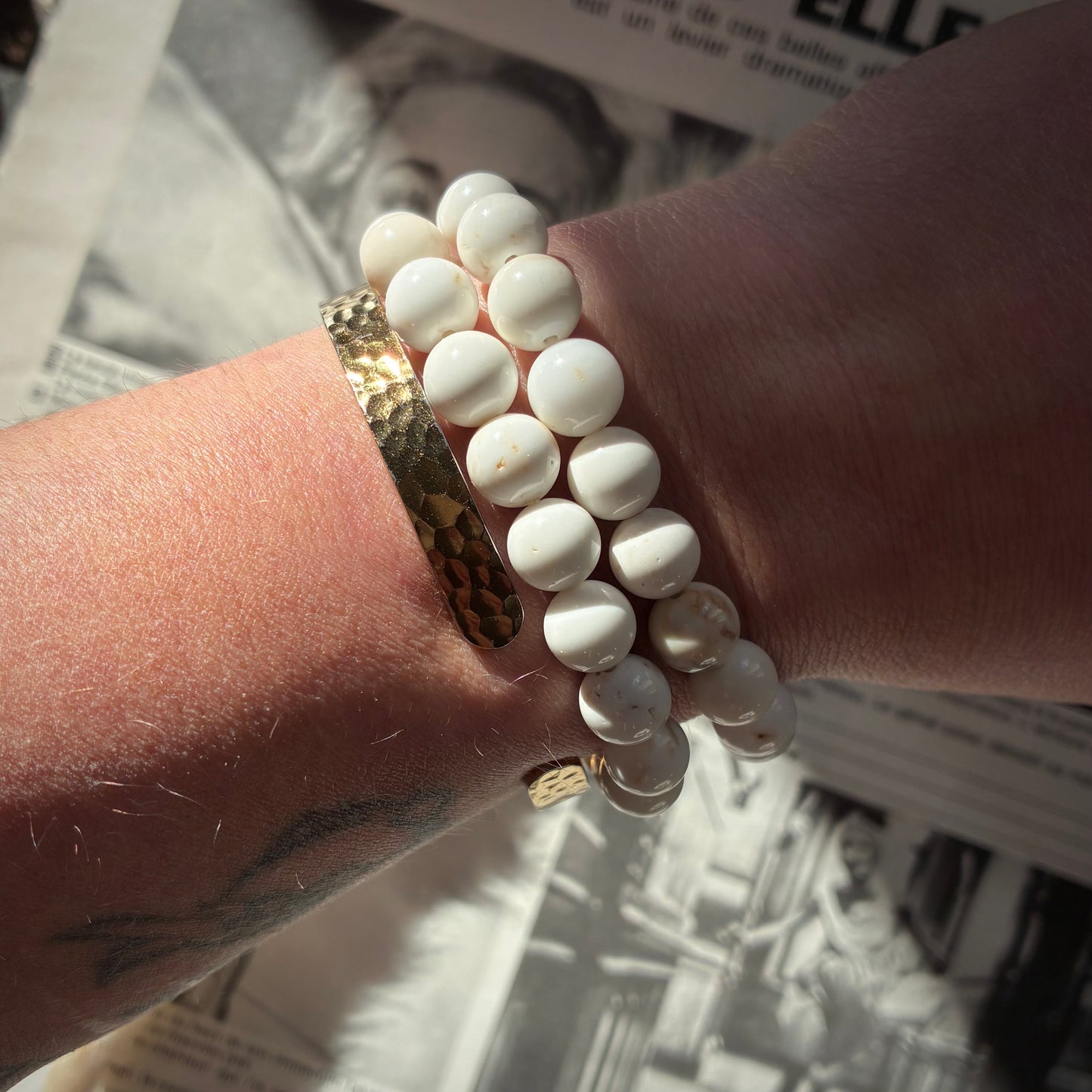 Bracelet Magnésite