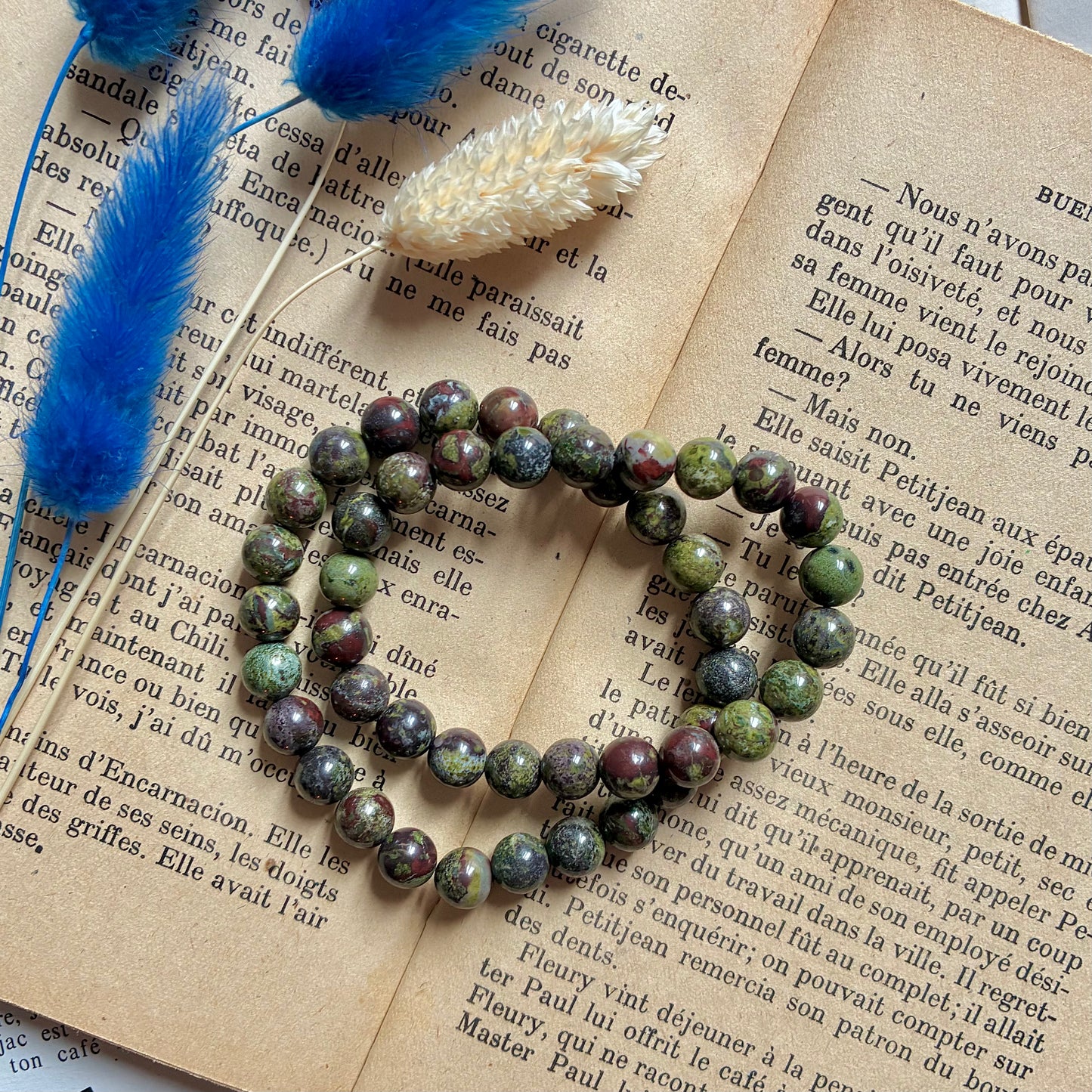 Bracelet Jaspe sang de dragon