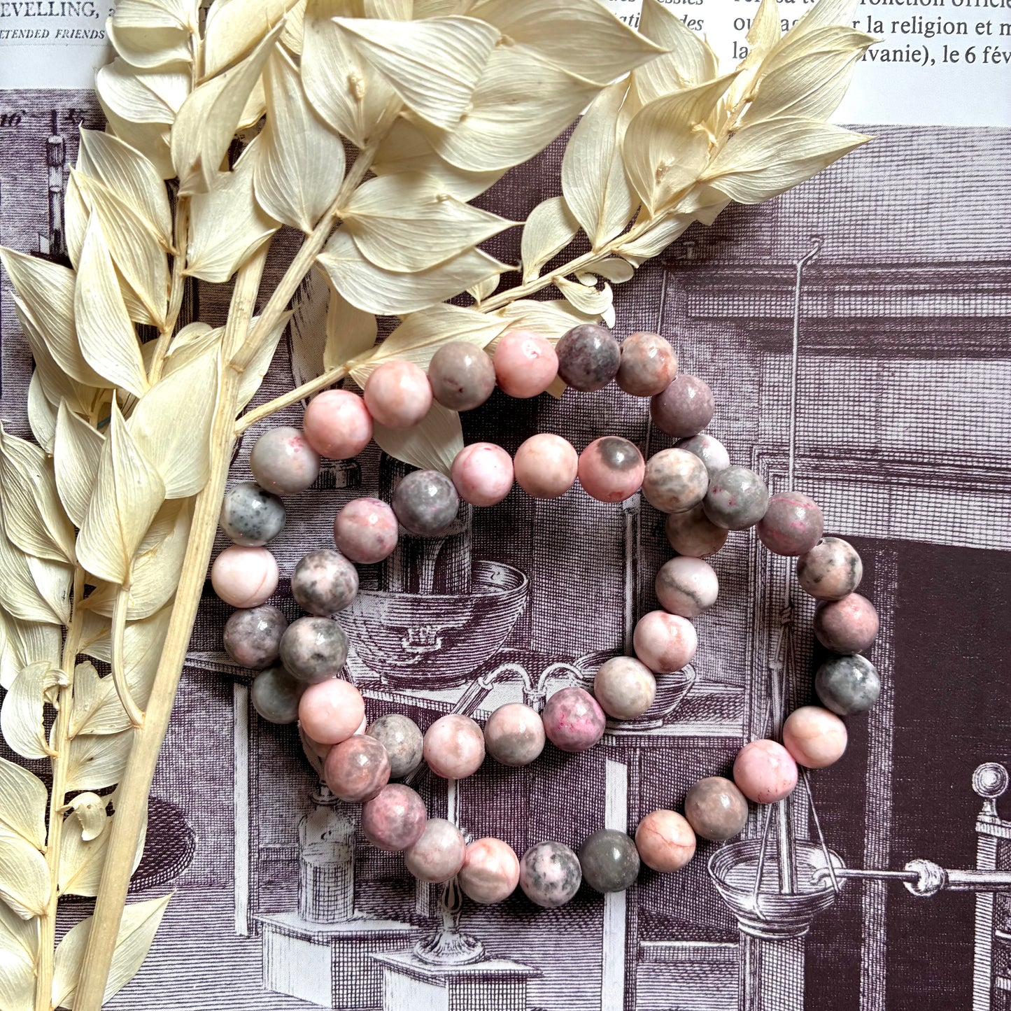 Bracelet Jaspe zèbre " Sérénité Vitalisante "