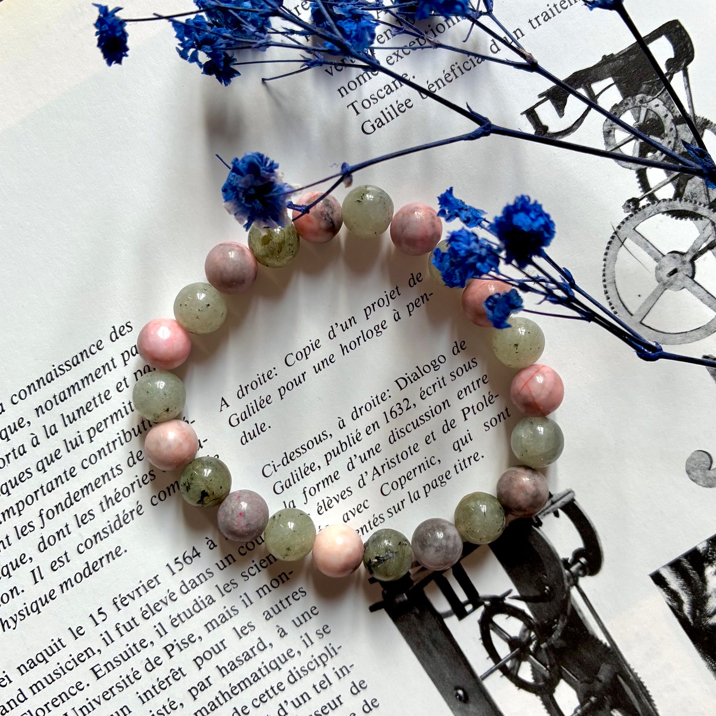 Labradorite et Jaspe Zèbre "Sérénité "