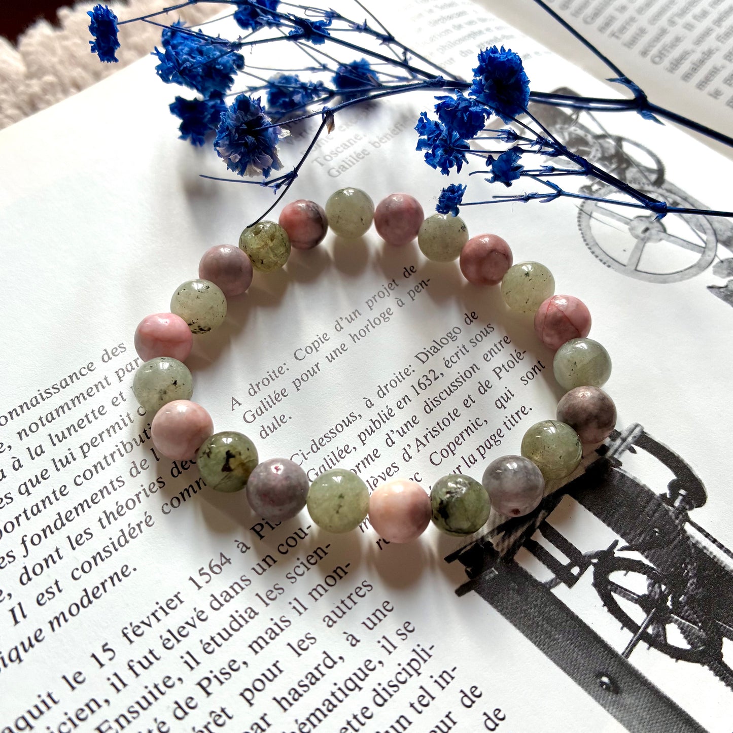 Labradorite et Jaspe Zèbre "Sérénité "