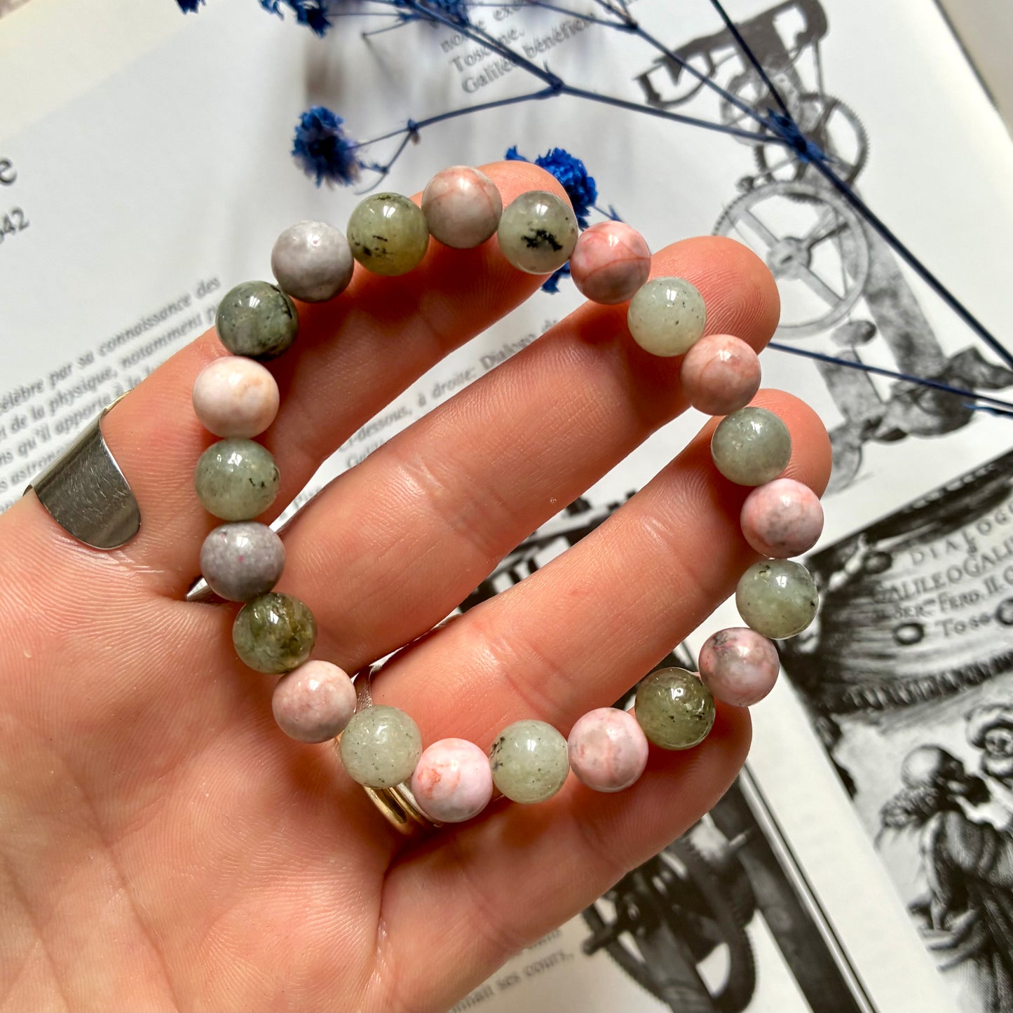 Labradorite et Jaspe Zèbre "Sérénité "