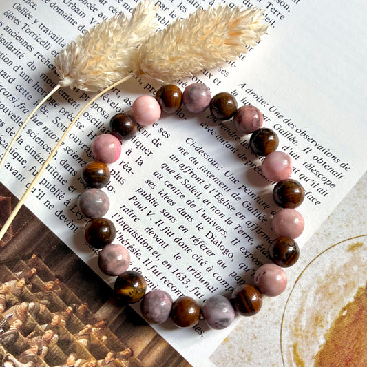 Oeil de tigre et Jaspe Zèbre " Stabilité "