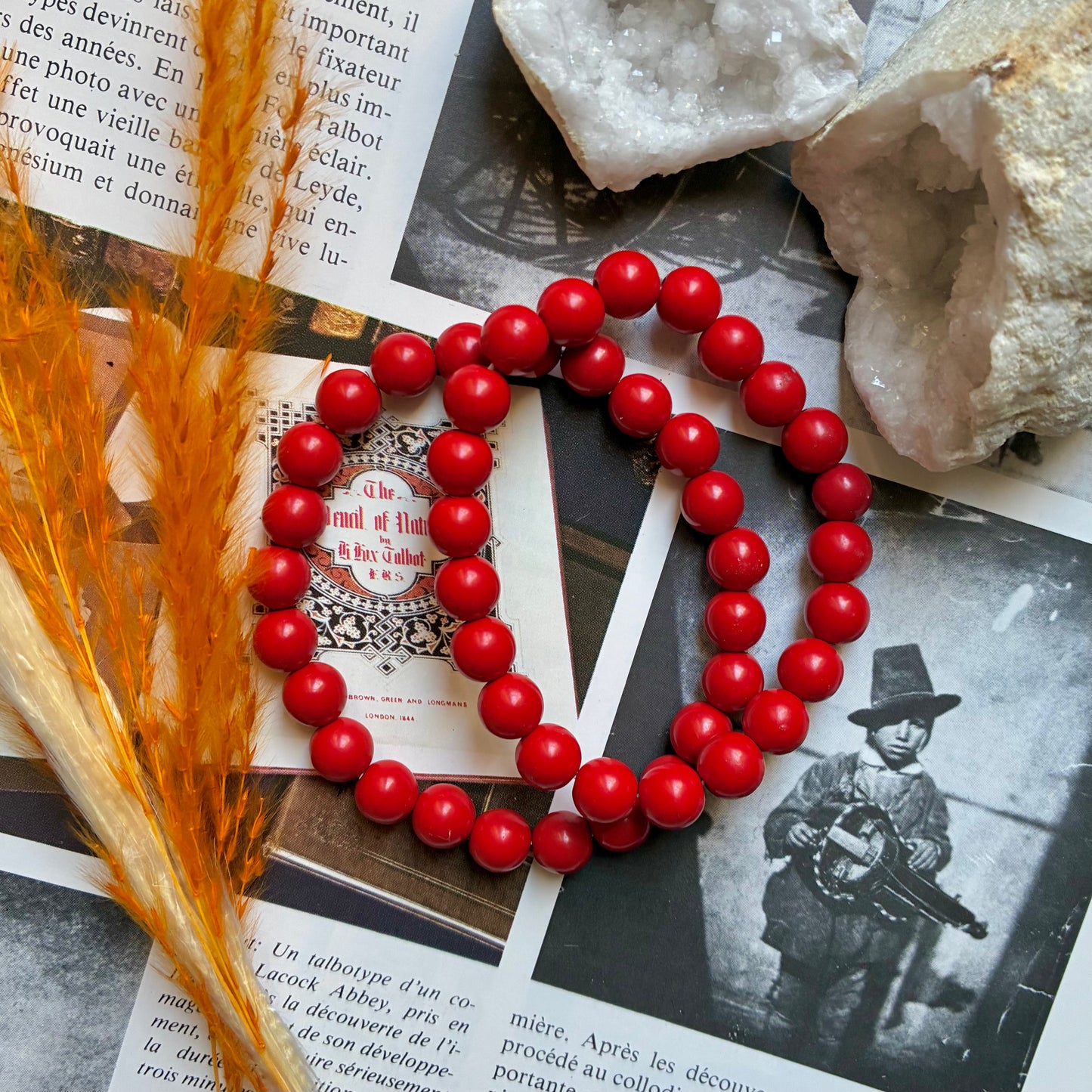 Bracelet Cinabre "Pierre des marchands"