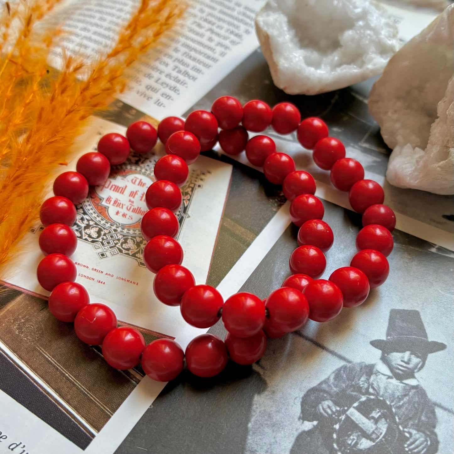 Bracelet Cinabre "Pierre des marchands"