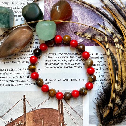 Oeil de tigre et Cinabre "Réussite"