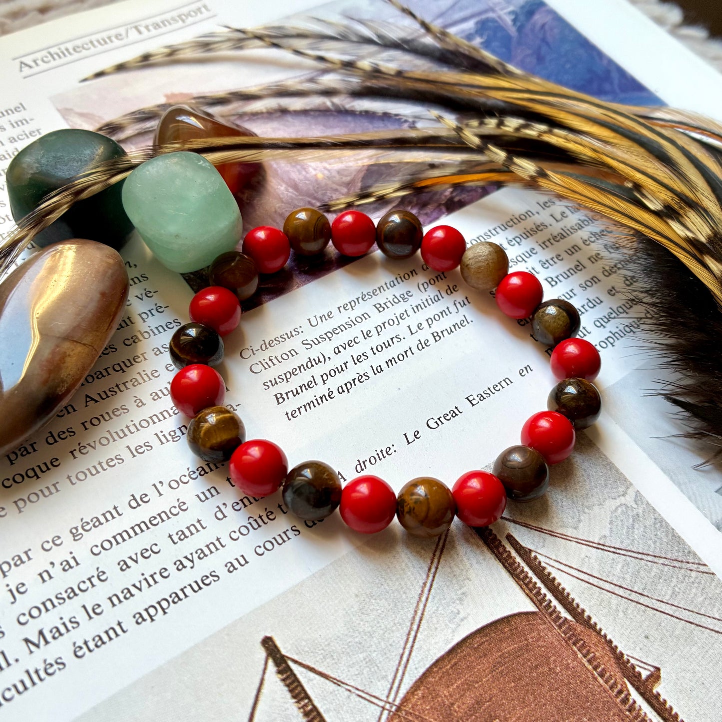 Oeil de tigre et Cinabre "Réussite"