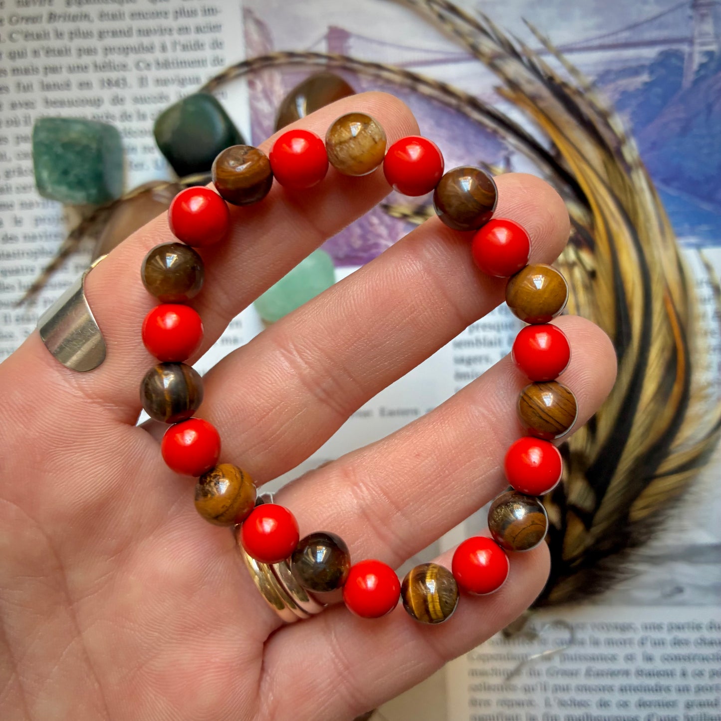 Oeil de tigre et Cinabre "Réussite"