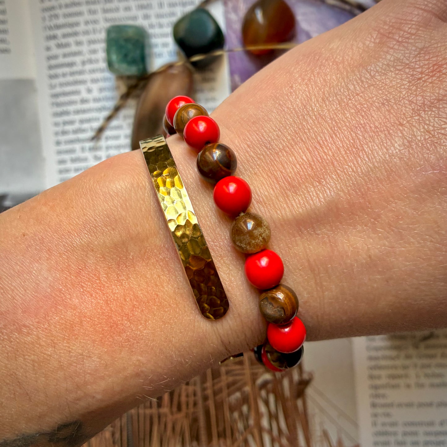 Oeil de tigre et Cinabre "Réussite"