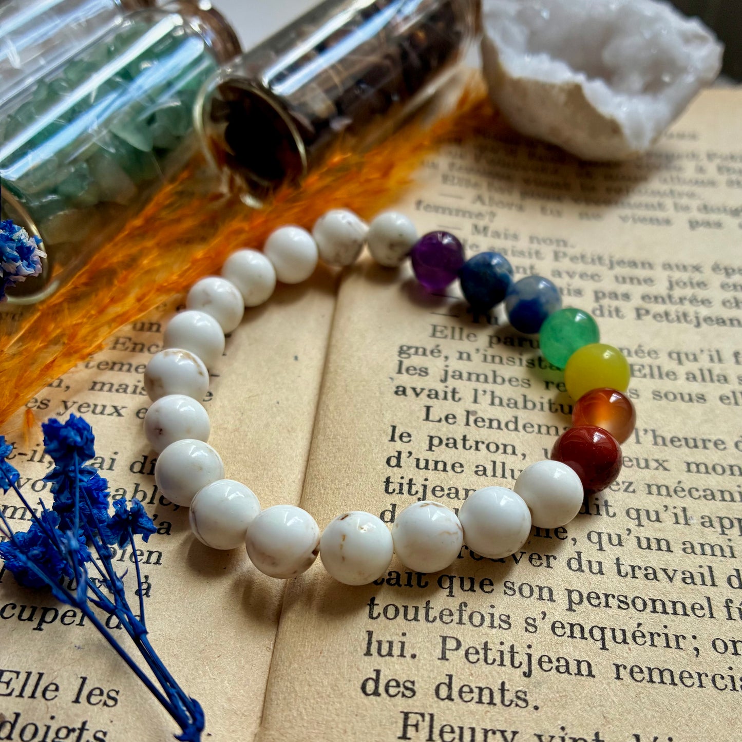 Bracelet 7 Chakras Magnésite