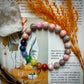 Bracelet 7 Chakras Jaspe Zèbre