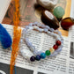 Bracelet 7 Chakras & Calcédoine