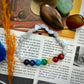 Bracelet 7 Chakras & Calcédoine