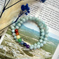 Bracelet 7 Chakras Aigue marine