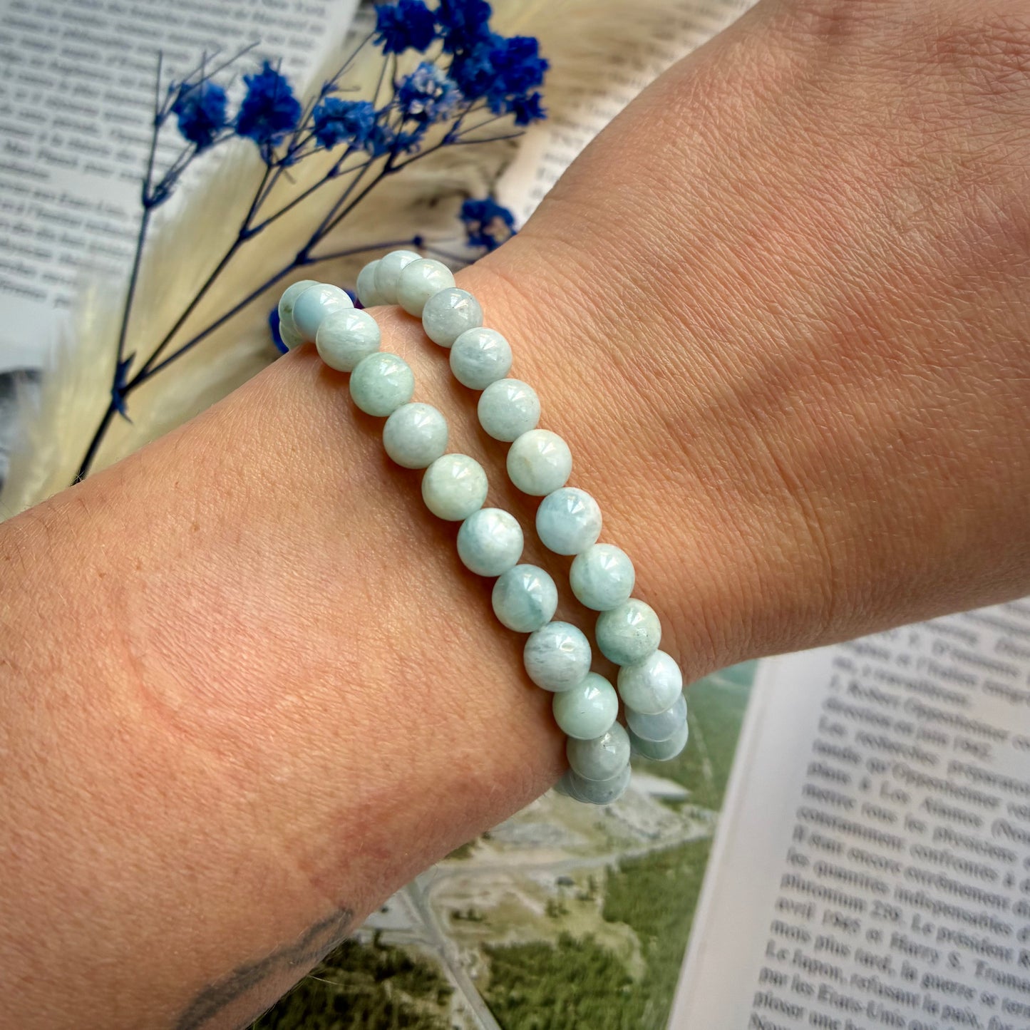 Bracelet Aigue marine