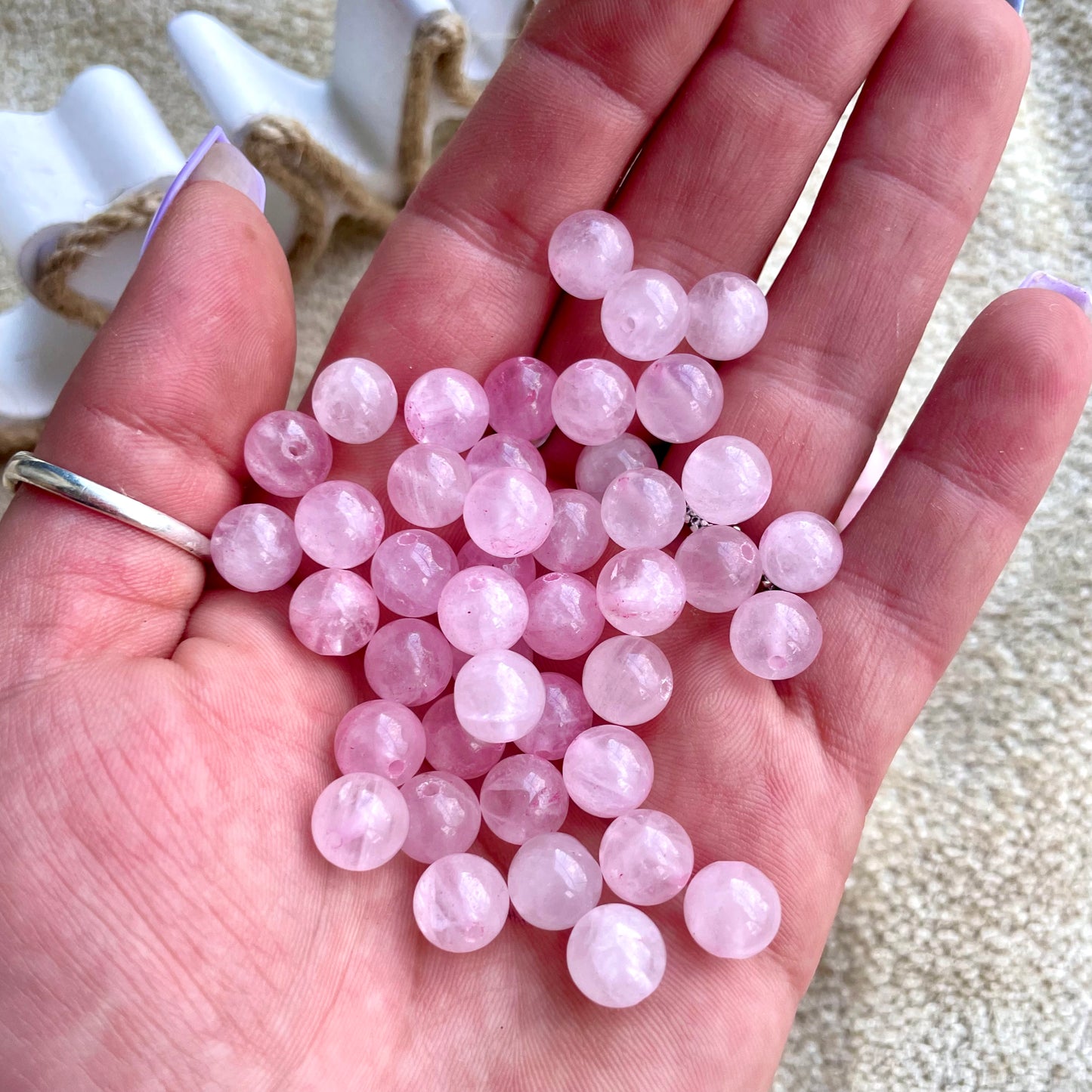 Perle de Quartz rose