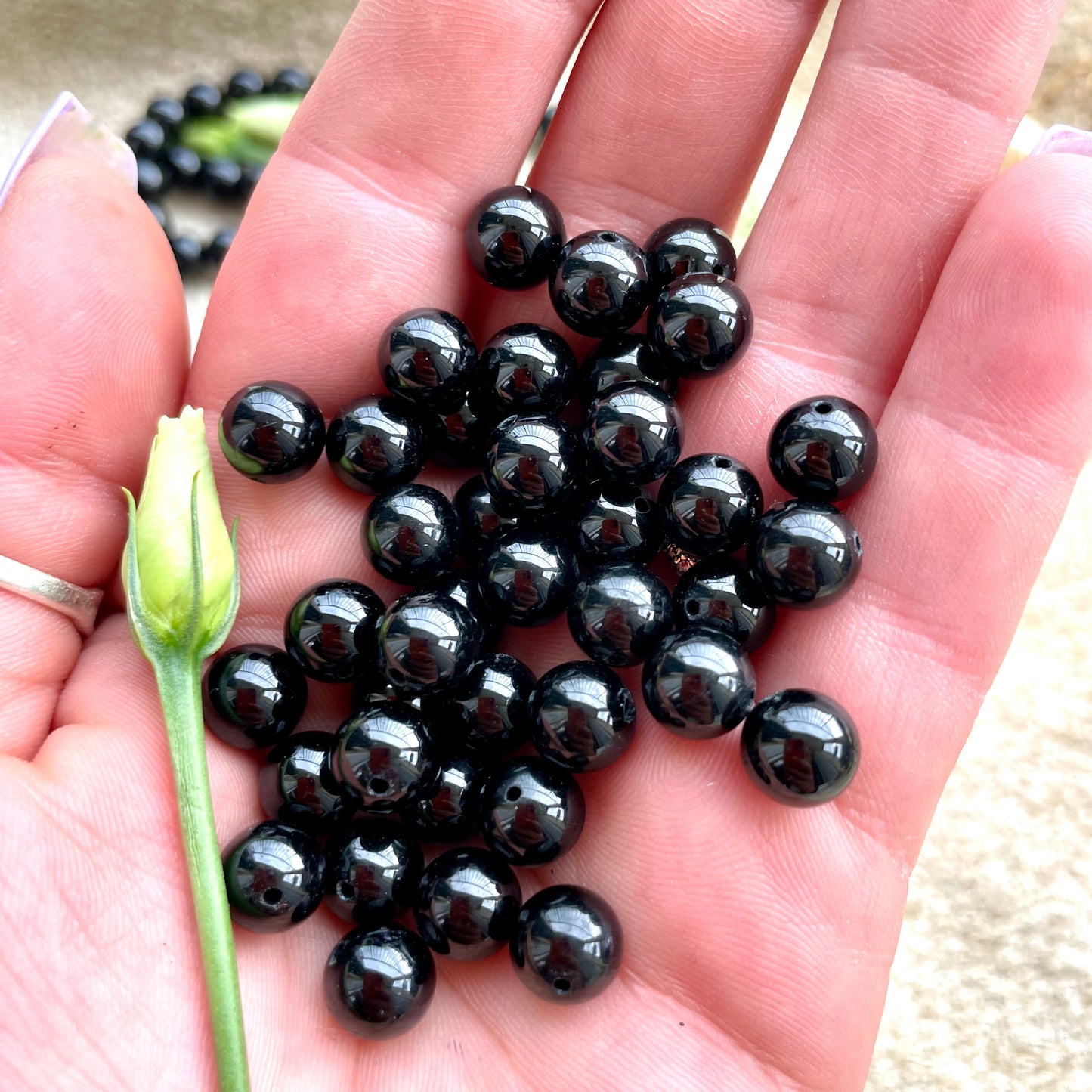 Perle Tourmaline Noire