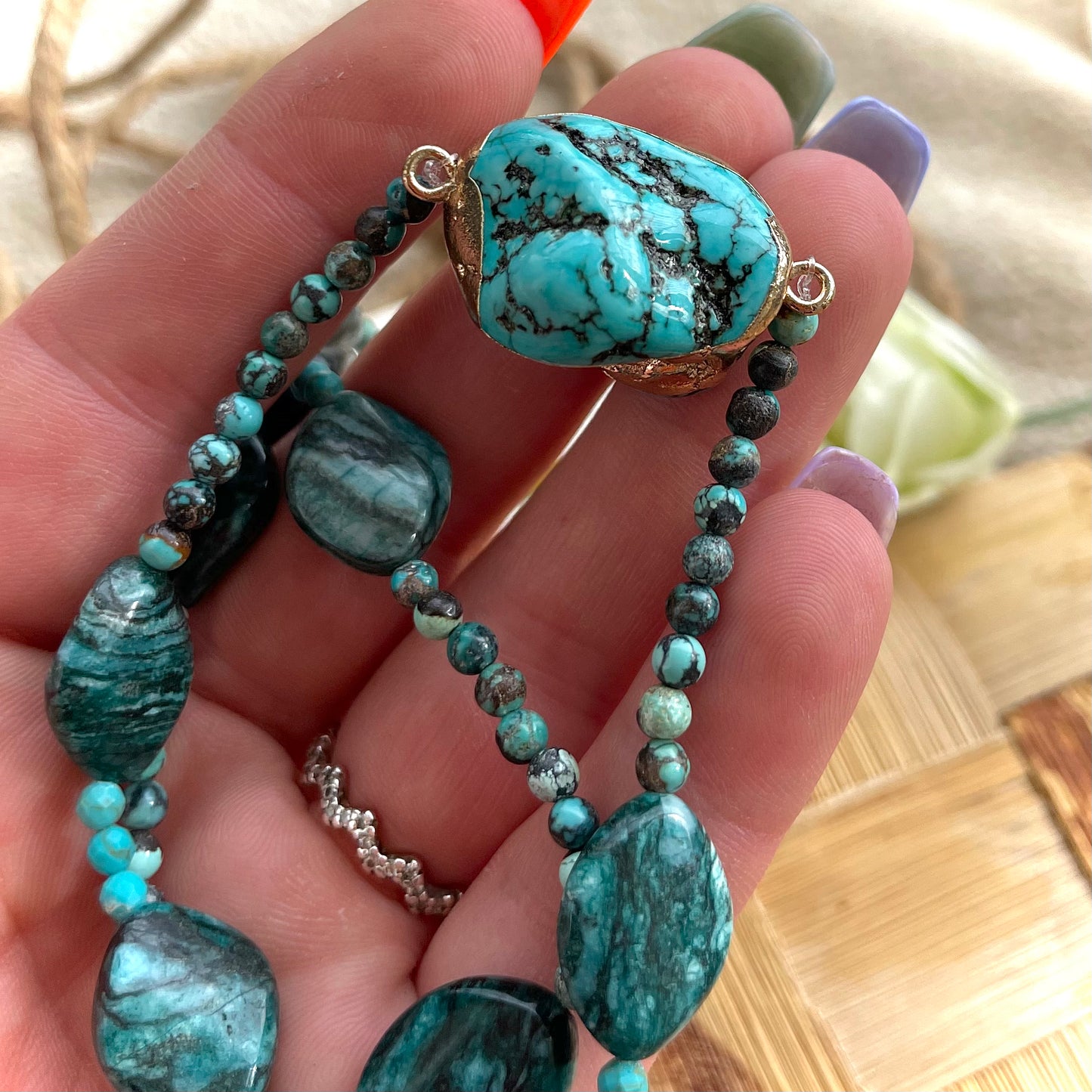 Collier Turquoise Authenticité et Équilibre