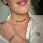 Coffret "Perles Suspendues" Jaspe rouge et Agate mousse