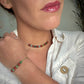 Coffret "Perles Suspendues" Jaspe rouge et Agate mousse