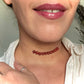 Coffret "Perles Suspendues" Jaspe Rouge