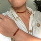 Coffret "Perles Suspendues" Jaspe Rouge