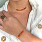 Coffret "Perles Suspendues" Cornaline