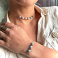 Coffret "Perles Suspendues" Amazonite et Améthyste