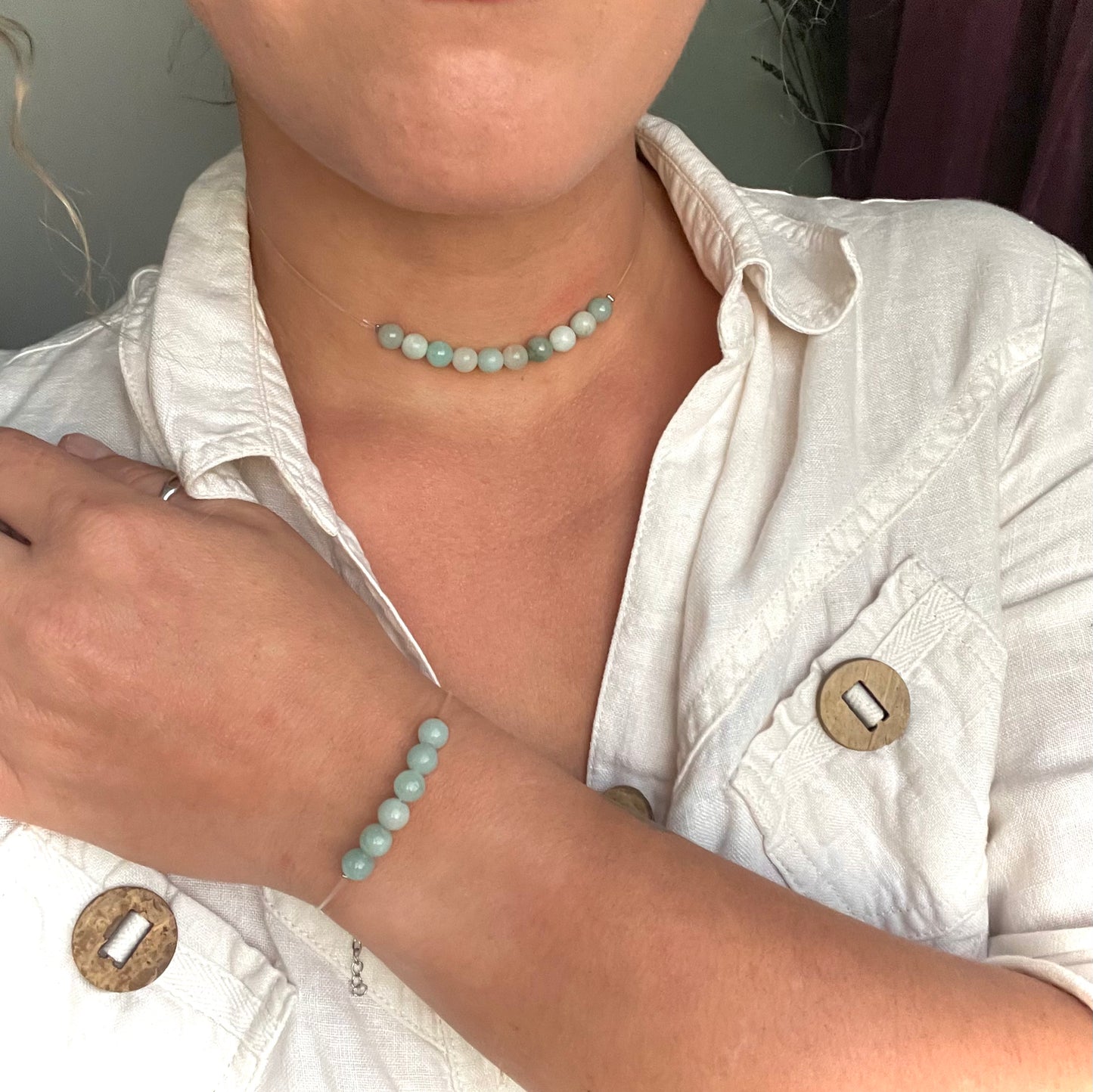 Coffret "Perles Suspendues" Amazonite